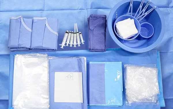 Introduction of disposable angiography pack